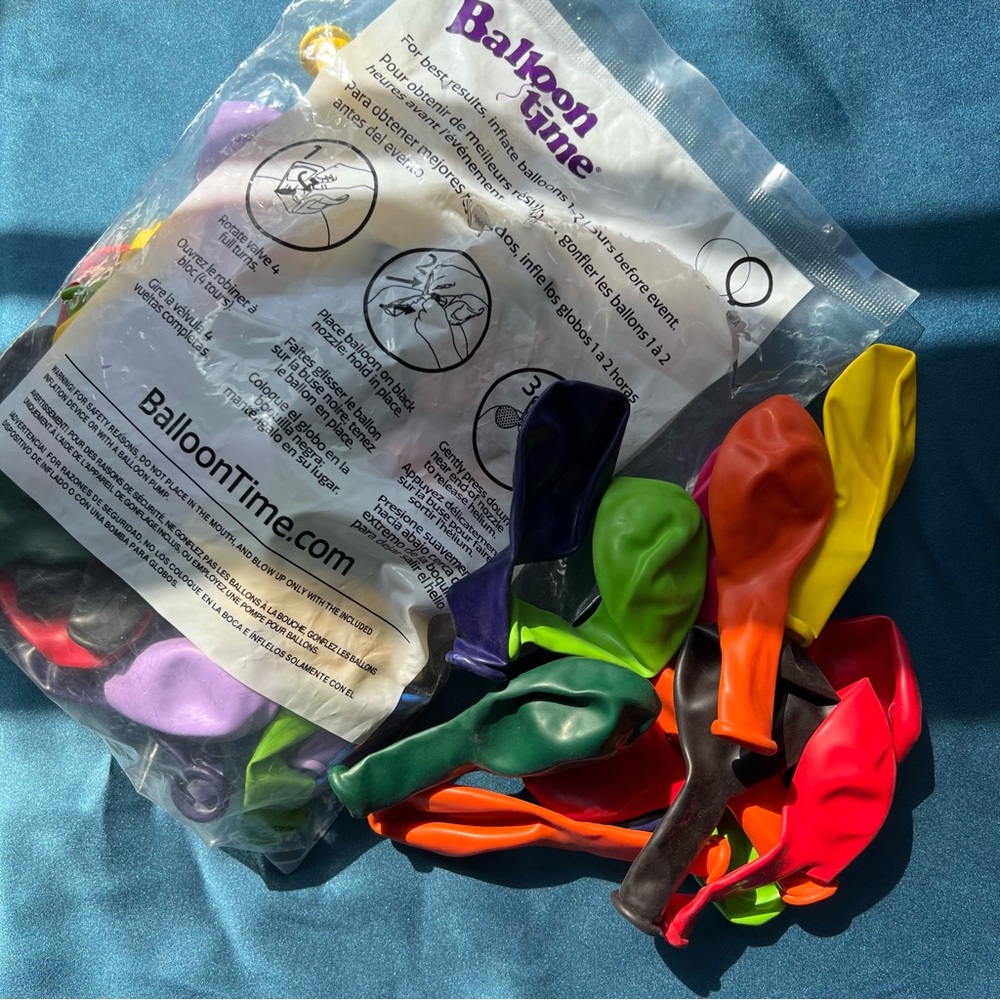 Balloon Time Assorted Color Latex Balloons - Multi Color